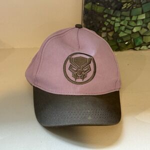 Youth Marvel Avengers BlackPanther Adjustable Baseball Cap Light Purple/Gray